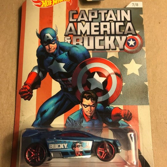 Hot Wheels MARVEL CAPTAIN AMERICA - Complete Set Of 8 - OUT OF PRODUCTION - 2015 - Picture 4 of 16